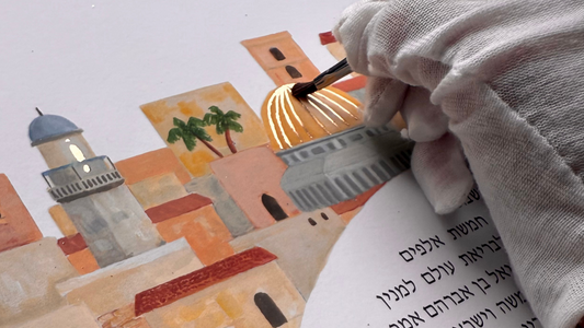 Lilies in Bloom - Gold / Silver Leaf Artwork Detailing