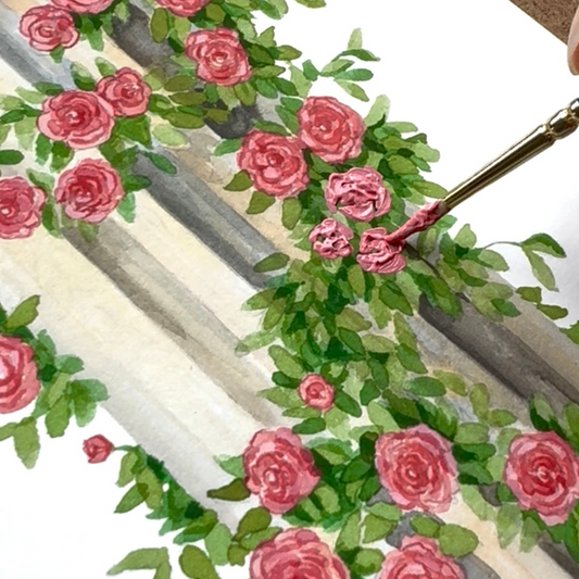 Beneath the Canopy - Hand-Painted Embellishments