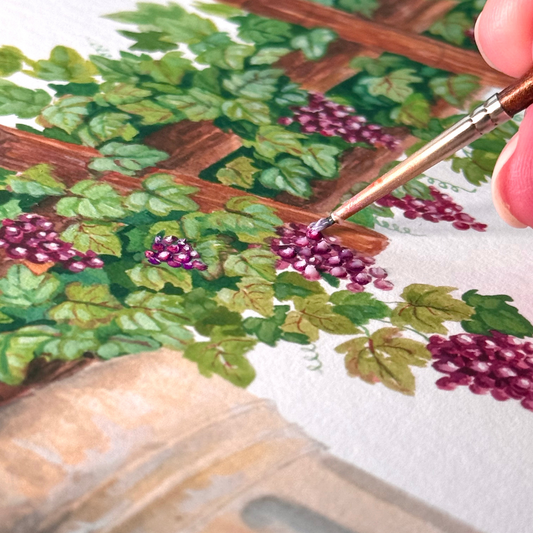 Beneath the Canopy - Hand-Painted Embellishments