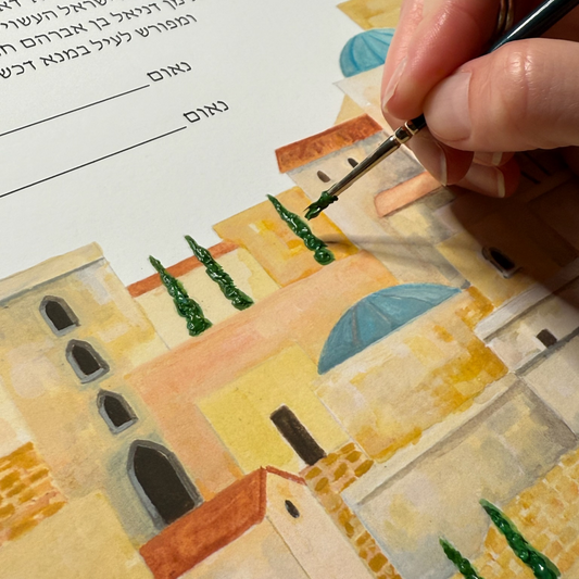 Storied Stone: Hand-Painted Embellishments